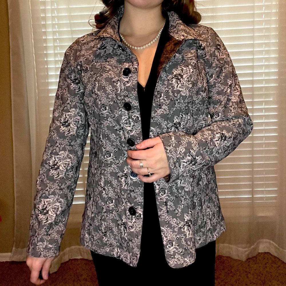 Reversible Button Up Jacket In Perfect Condition - image 2